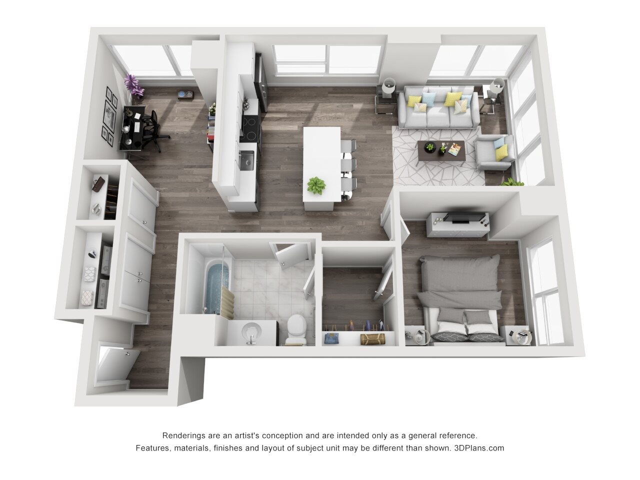 Unit 01 Floor Plan 4